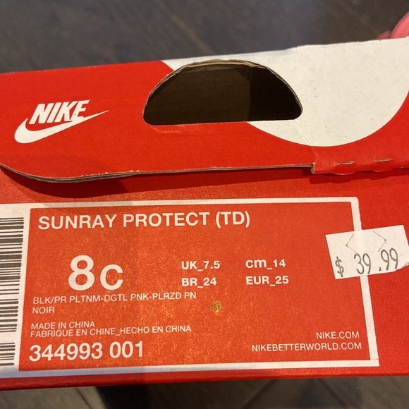 Nike Sunday Protect (TD) size 8c GUC - Picture 7 of 7